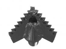 9 5、8inch,4 blades step Drag Bit